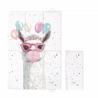 CEBA 305-000-782 Sulankstomas persirengimo kilimėlis 40x60 Basic Crazy Llama