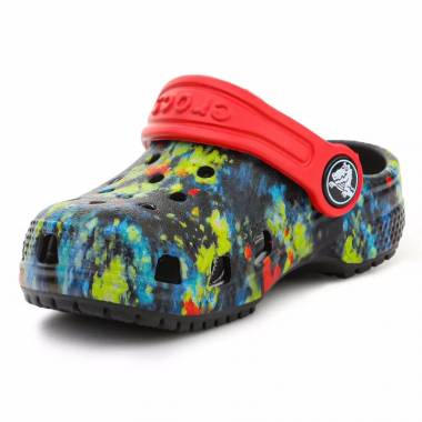 "Crocs Classic Tie Dye Graphic Kids Clog T Jr" 206994-4SW