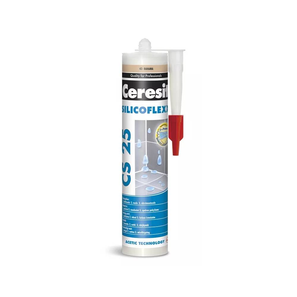 Sanitarinis hermetikas Ceresit CS25, Ocean (88), 280 ml