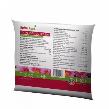 Trąšos universalios Baltic Agro, 0.3 kg