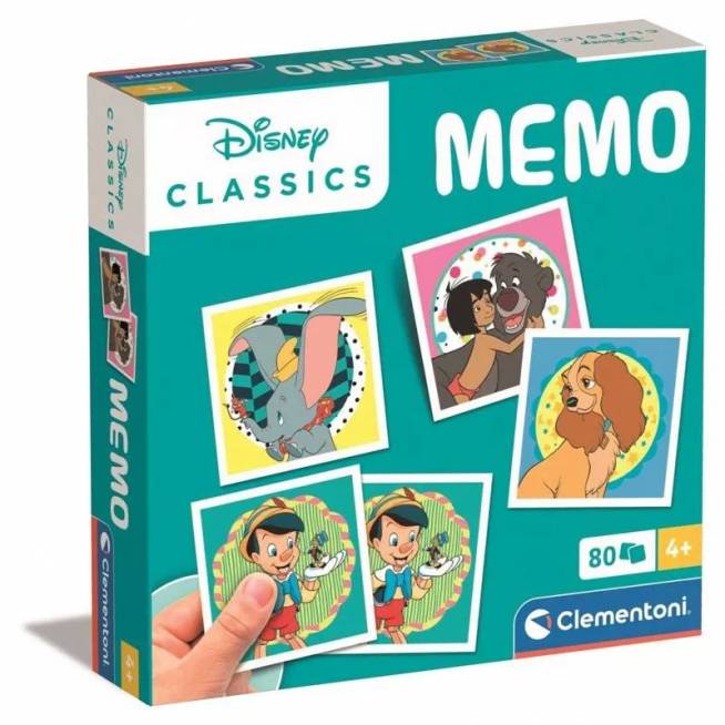 Lavinimo žaislas Clementoni Classic Educational Games MEMO Cards Classic 18308