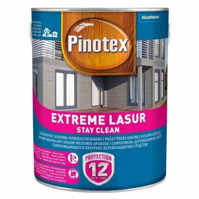 Impregnantas Pinotex Extreme Lasur, šviesiai ruda/ryto rūkas, 3 l