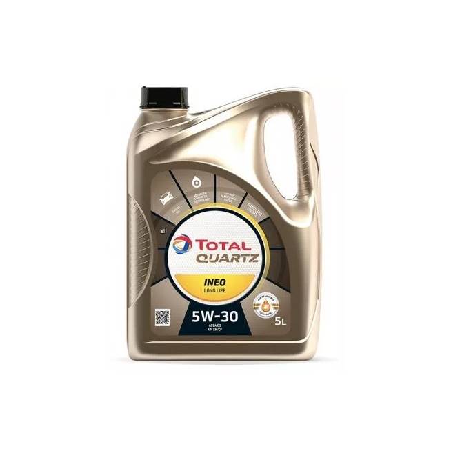 Variklių alyva Total Quartz Ineo Long Life 5W - 30, sintetinis, lengviesiems automobiliams, 5 l