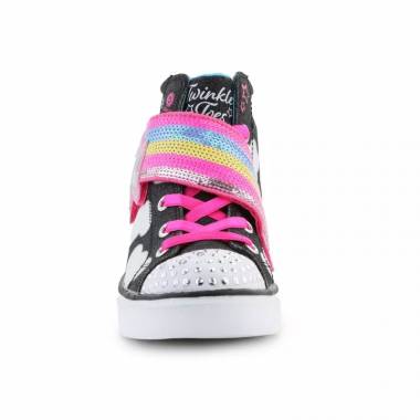 Skechers Twinkle Toes batai: Twinkle Sparks - Shooting Star Jr 314775L-BKMT