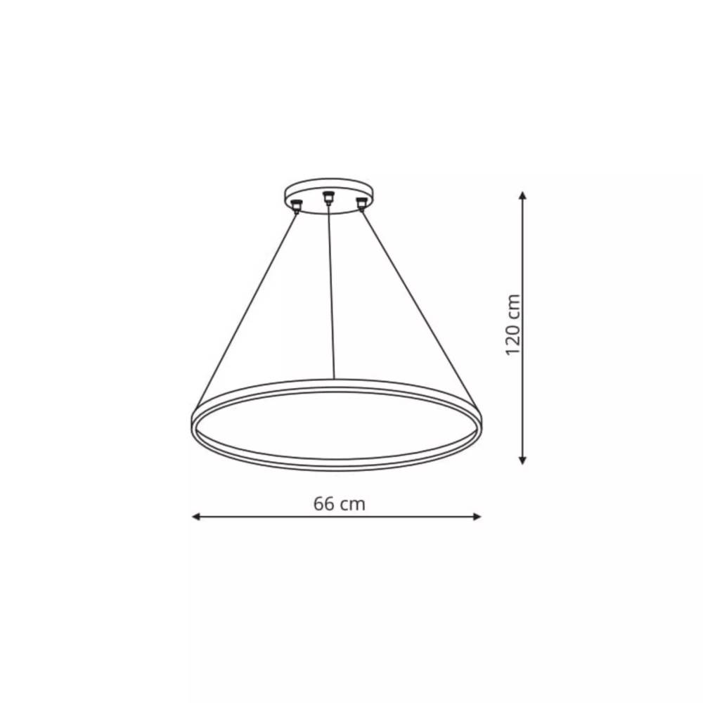 Šviestuvas lubų Light Prestige Ring, 35 W, LED, 3 - 6K