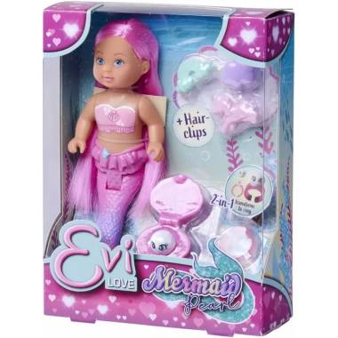 Lėlė su priedais Simba Evi Love Mermaid Pearl 105733699, 16 cm