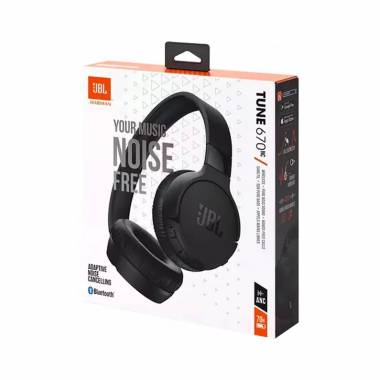 Belaidės ausinės JBL Tune 670 NC, juoda