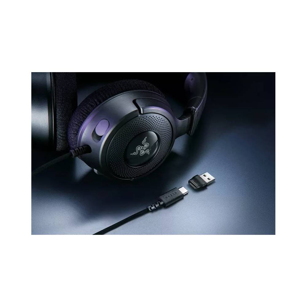 Laidinės žaidimų ausinės Razer Kraken V4 X, juodos