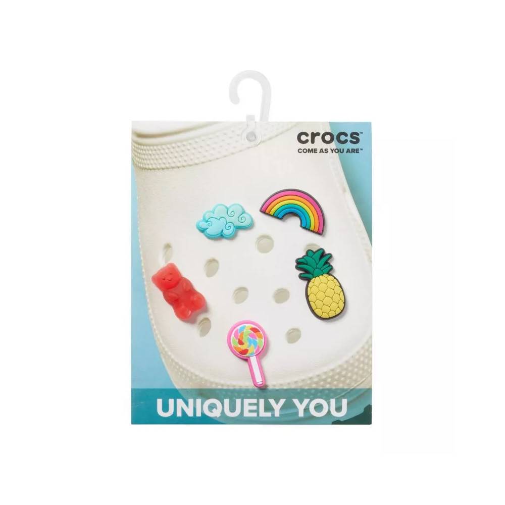 Crocs Jibbitz™ Happy Candy 5 pakuotės smeigtukai 10008077