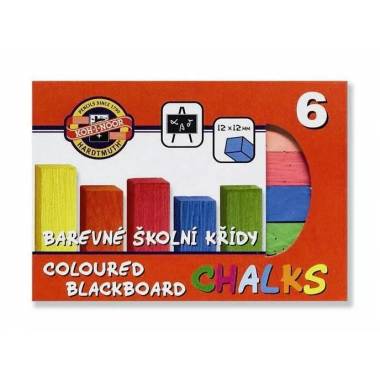 Kreida Koh-I-Noor for blackboard, 6 vnt.