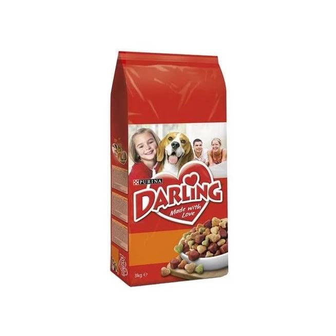 Sausas šunų maistas Darling Purina, mėsa, 3 kg