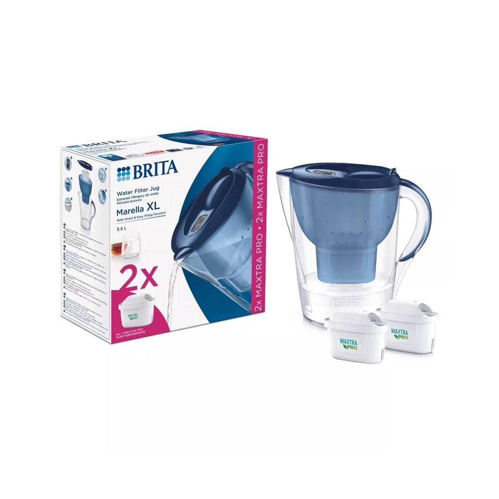 Vandens filtravimo indas Brita MARELLA XL, 3.5 l, mėlyna