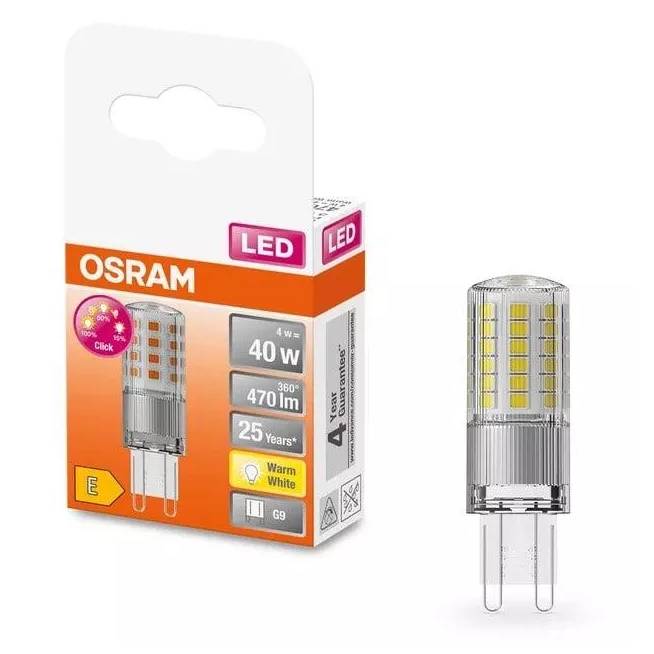 Lemputė Osram LED, G9, šiltai balta, G9, 4 W, 470 lm