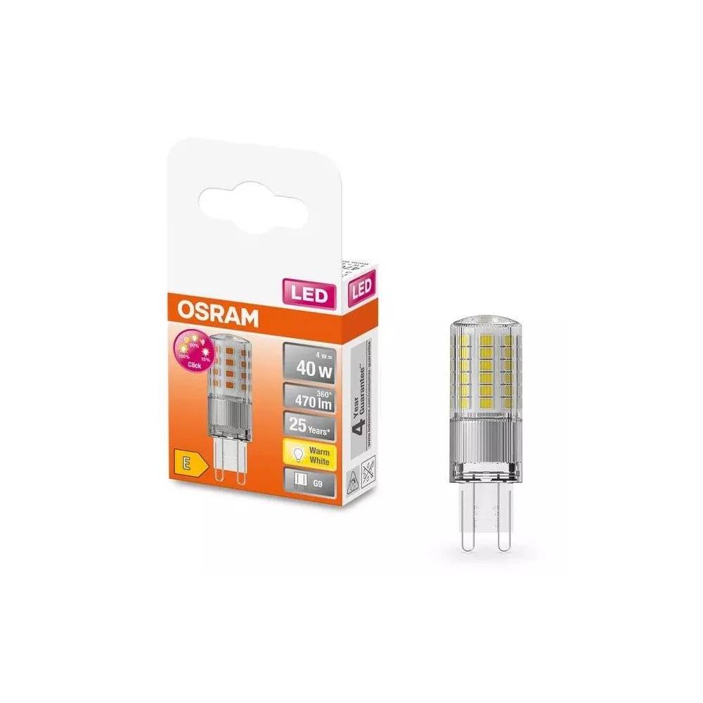 Lemputė Osram LED, G9, šiltai balta, G9, 4 W, 470 lm