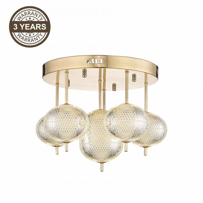 Šviestuvas lubų Domoletti Bright B2360-6, 32 W, LED, 3000 °K