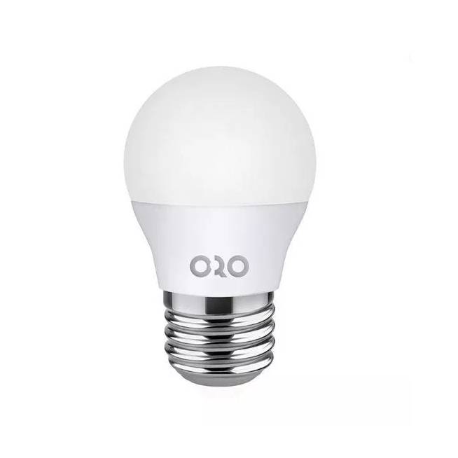 Lemputė Oro LED, G45, balta, E27, 5 W, 500 lm