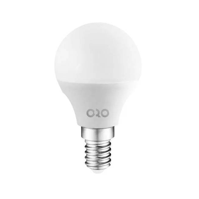 Lemputė Oro LED, G45, balta, E14, 8 W, 900 lm