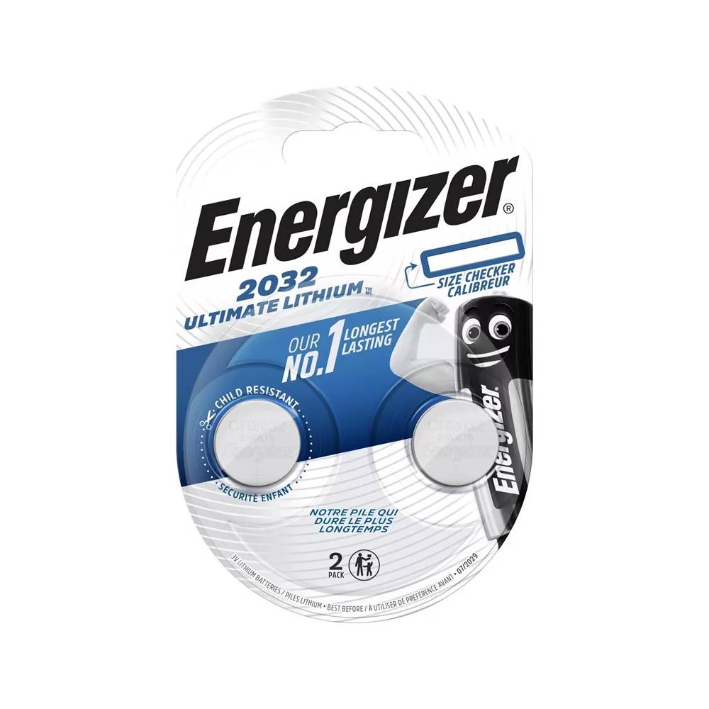 Elementai ENERGIZER CR2032, 3V, 2 vnt.