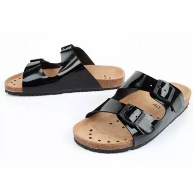 Abeba Sandalai Black W 8088 darbo šlepetės