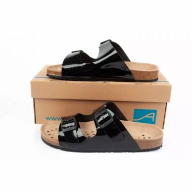 Abeba Sandalai Black W 8088 darbo šlepetės