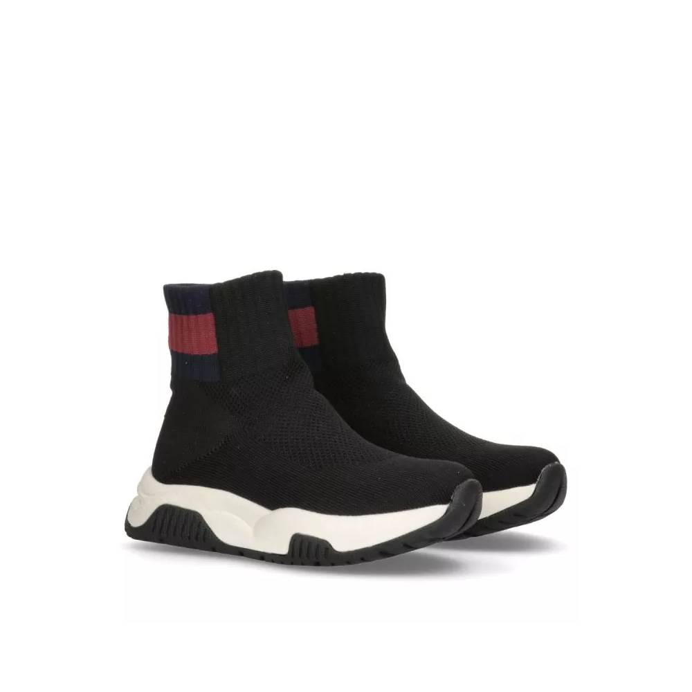 Tommy Hilfiger Sock Sneaker Black W batai T3A9-33007-0702999-999