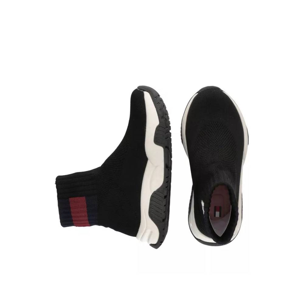 Tommy Hilfiger Sock Sneaker Black W batai T3A9-33007-0702999-999