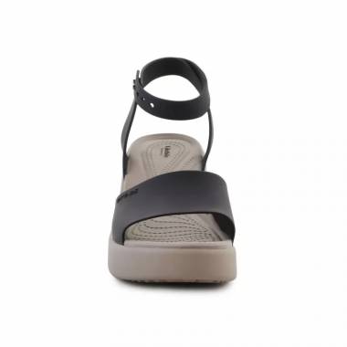 "Crocs Brooklyn Ankle Strap Wedge W" 209406-07H sandalai