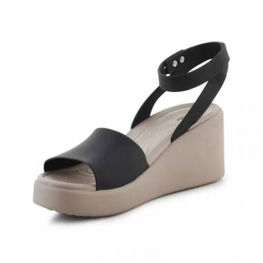 "Crocs Brooklyn Ankle Strap Wedge W" 209406-07H sandalai