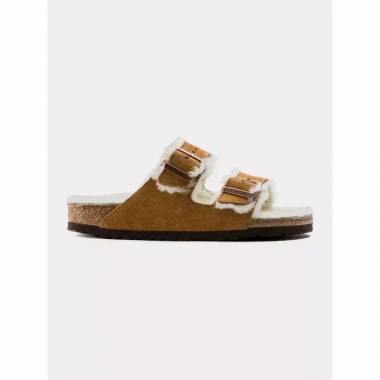 Birkenstock Arizona Shearling Mink W 1001135 šlepetės