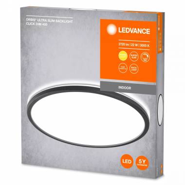 Šviestuvas plafonas Ledvance Orbis Ultra Slim Clickdim, 22 W, LED, 3000 °K