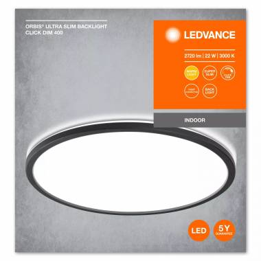 Šviestuvas plafonas Ledvance Orbis Ultra Slim Clickdim, 22 W, LED, 3000 °K