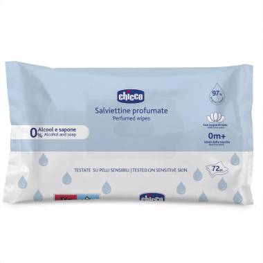 CHICCO 00012050100000 Slaugos servetėlės 72 vnt. 0m+