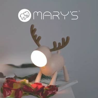 MARY'S MW20536 LED naktinė lemputė Smėlio spalvos elnias