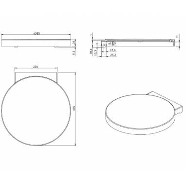 "Sanindusa Reflex SC" klozeto sėdynė 212310 balta