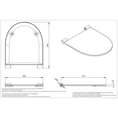 Sanindusa tualeto klozeto sėdynė softclose 2363100 SANLIFE