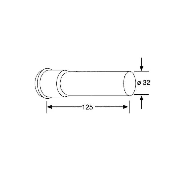 Sifono vamzdelis 32x125 mm 1049905-00