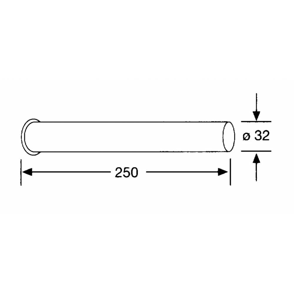 Sifono vamzdis 32x250 mm 84506605-00