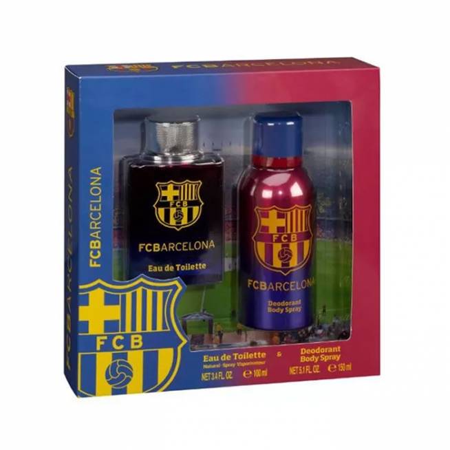 "FC Barcelona" tualetinis vanduo su purškikliu 100 ml 2 dalių rinkinys