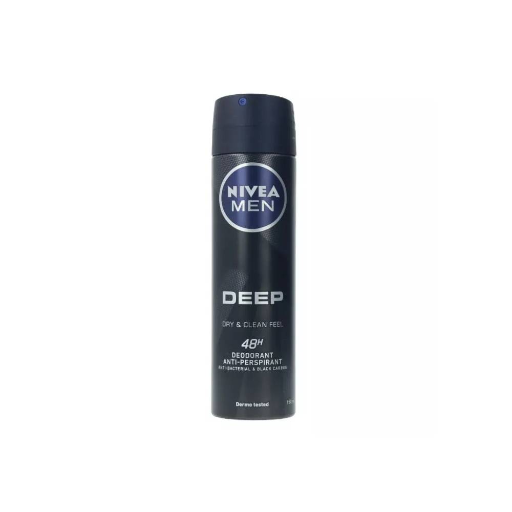 "Nivea Men Deep Black Carbon" dezodorantas purškiklis 150ml