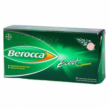 Berocca Boost 30 putojančių tablečių Guarana 