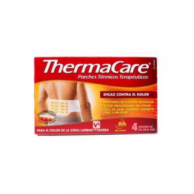 "Thermacare Heatwrapps" apatinė nugaros dalis ir klubas 4 vienetai 