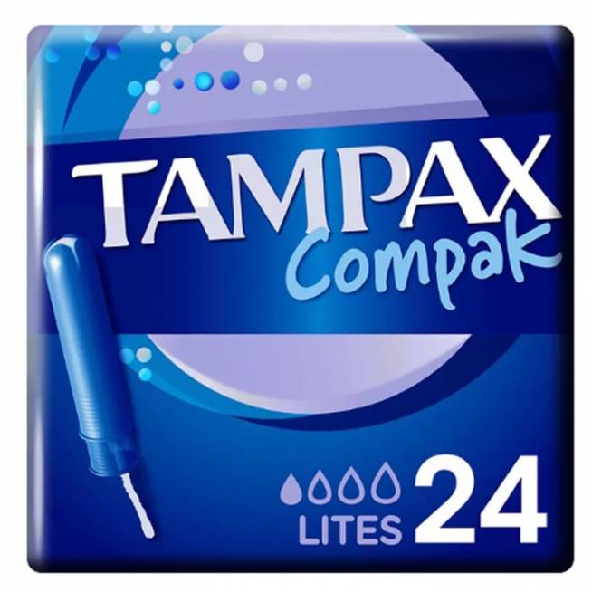 "Tampax Compak Lite" 24 vienetai