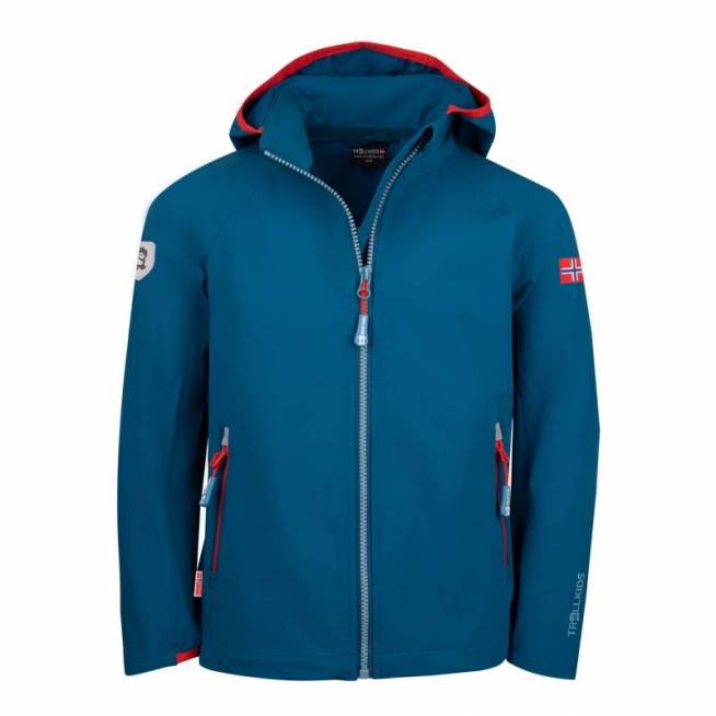 Trollkids Kvalvika Striukė softshell Jr 328-151