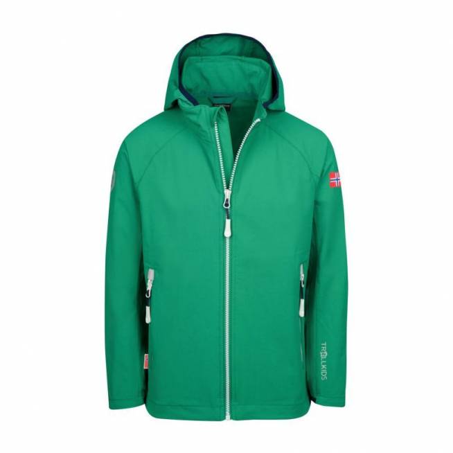 Trollkids Kids Kvalvika Jacket Jr 328-329 softshell striukė