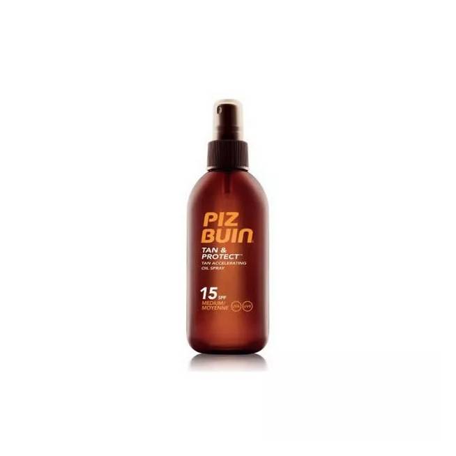 Piz Buin Tan And Protect Tan Accelerating Oil Spray Spf15 150ml