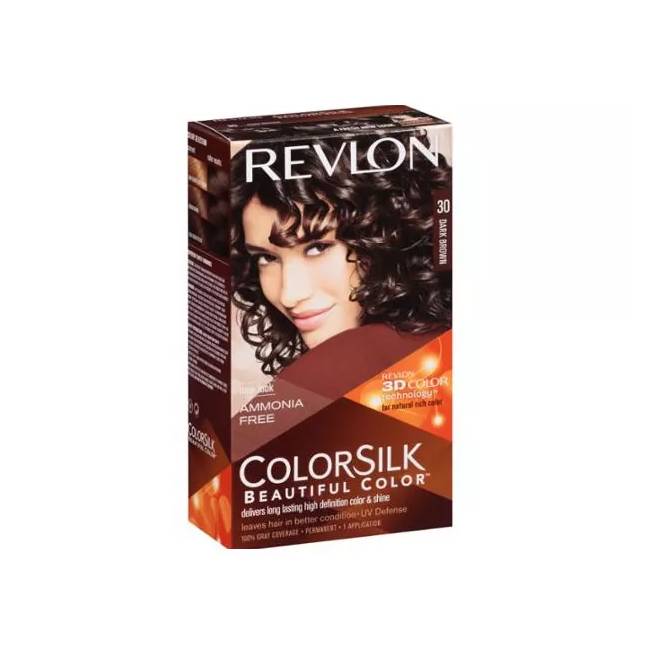 "Revlon Colorsilk" be amoniako 20 tamsiai ruda 