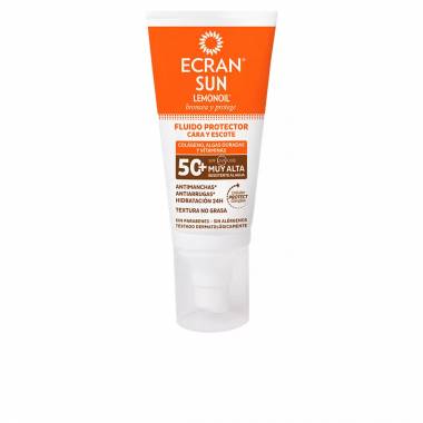 "Ecran Sun Lemonoil" veido ir kaklo fluidas Spf50 50ml