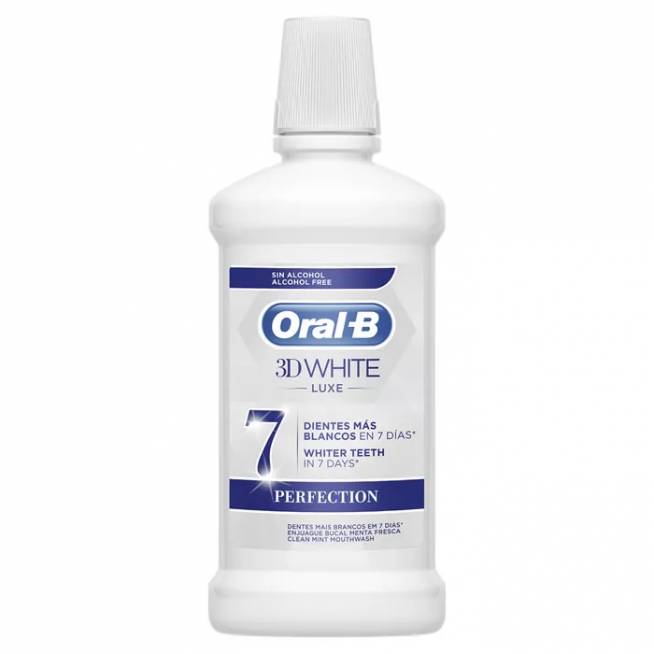 "Oral-B Colutorio 3D White Luxe Perfection" 500 ml