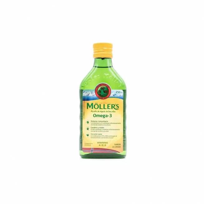 Moller´s Moller´s citrinų skonio menkių aliejus 250ml