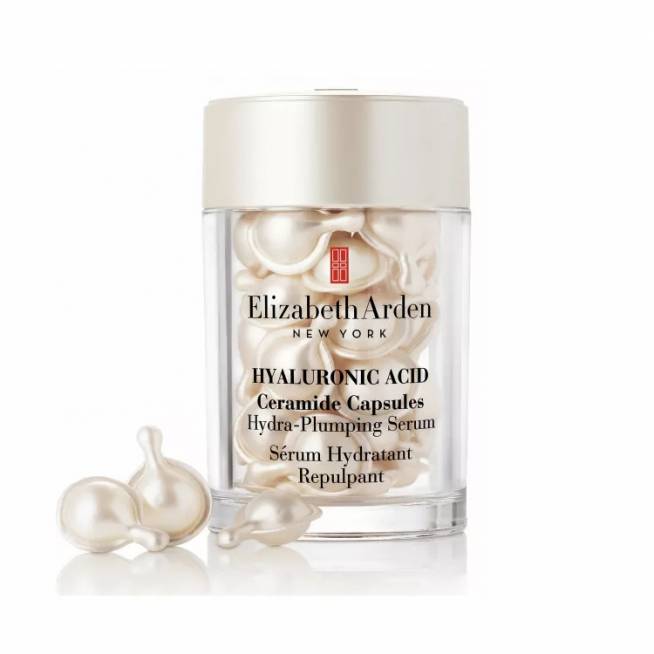 "Elizabeth Arden" hialurono rūgšties keramidų hidra-pumpuojantis serumas 90 kapsulių